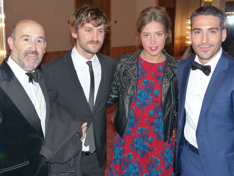 Javier Cámara, Raúl Arévalo, Adèle Exarchopoulos y Miguel Ángel Silvestre